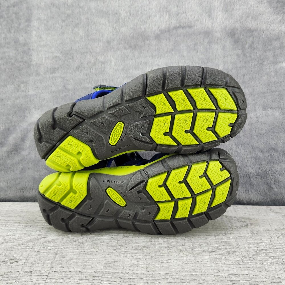 Keen Seacamp II CNX Unisex Size 2 (EU34) Blue Depths Chartreus Closed Toe Sandal - Picture 11 of 15